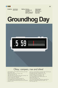 Load image into Gallery viewer, Groundhog Day - Clock Radio | 12&quot;x18&quot; or 18&quot;x24&quot; Print only
