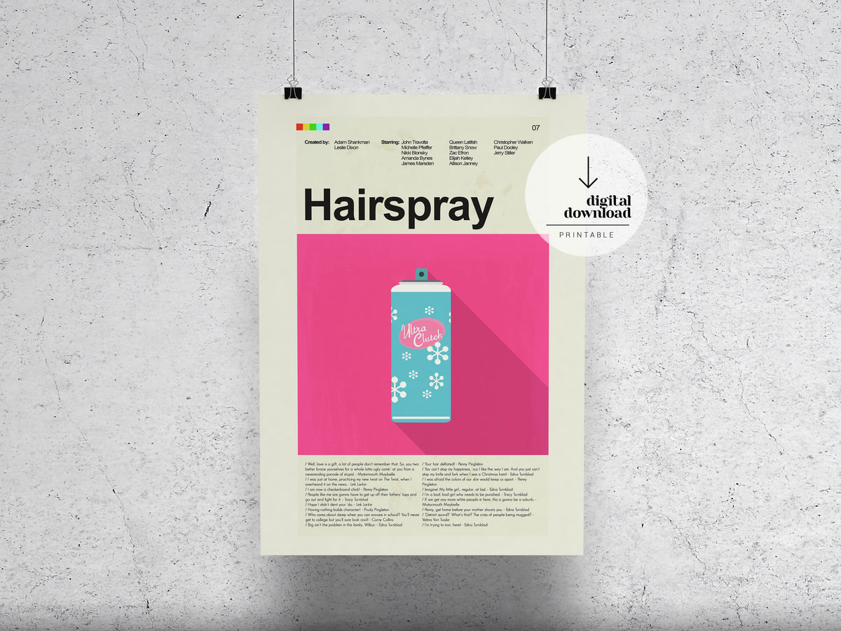 Hairspray | DIGITAL ARTWORK DOWNLOAD