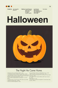 Load image into Gallery viewer, Halloween Inspired Mid-Century Modern Print | 12&quot;x18&quot; or 18&quot;x24&quot; Print only
