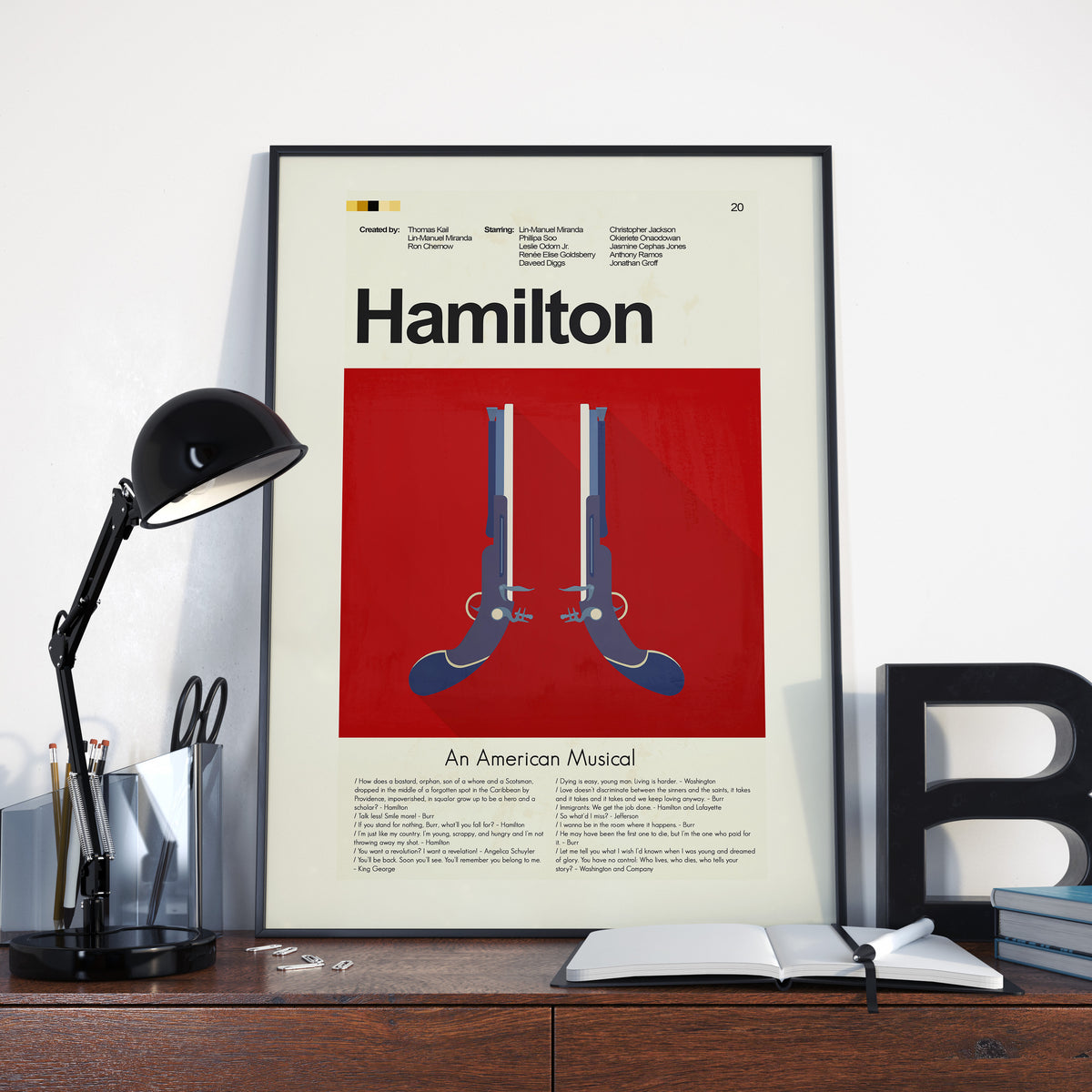 Hamilton - The Duel | 12"x18" or 18"x24" Print only