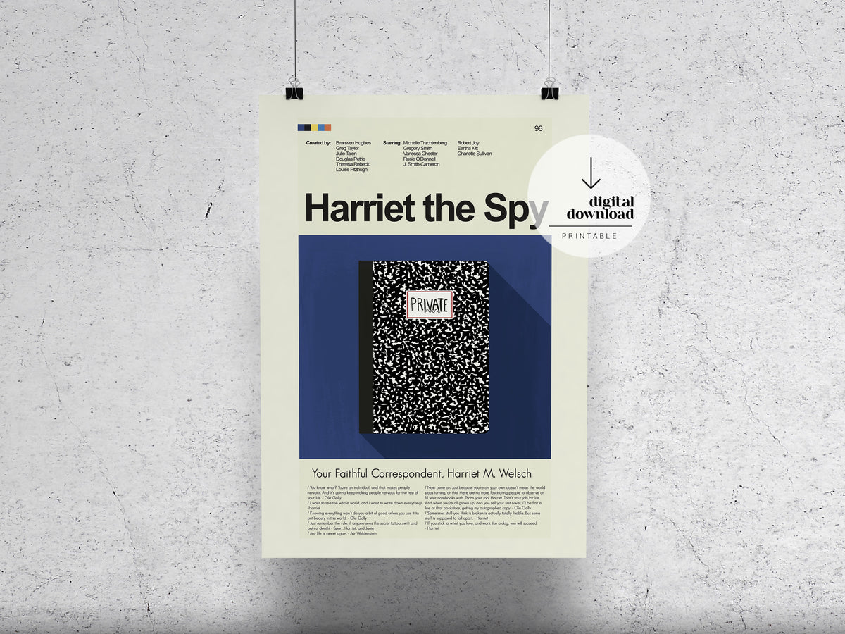 Harriet the Spy | DIGITAL ARTWORK DOWNLOAD