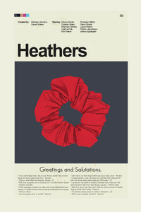 Load image into Gallery viewer, Heathers Inspired Mid-Century Modern Print | 12&quot;x18&quot; or 18&quot;x24&quot; Print only
