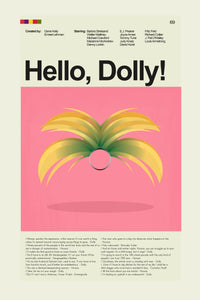 Load image into Gallery viewer, Hello Dolly! Inspired Mid-Century Modern Print | 12&quot;x18&quot; or 18&quot;x24&quot; Print only
