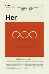 Load image into Gallery viewer, Her Inspired Mid-Century Modern Print | 12&quot;x18&quot; or 18&quot;x24&quot; Print only
