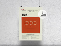 Load image into Gallery viewer, Her | DIGITAL ARTWORK DOWNLOAD
