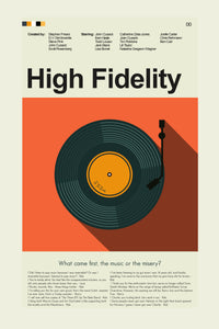 Load image into Gallery viewer, High Fidelity Inspired Mid-Century Modern Print | 12&quot;x18&quot; or 18&quot;x24&quot; Print only

