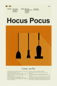 Load image into Gallery viewer, Hocus Pocus Inspired Mid-Century Modern Print | 12&quot;x18&quot; or 18&quot;x24&quot; Print only
