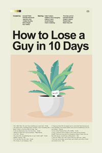 Load image into Gallery viewer, How to Lose a Guy in 10 Days Inspired Mid-Century Modern Print | 12&quot;x18&quot; or 18&quot;x24&quot; Print only
