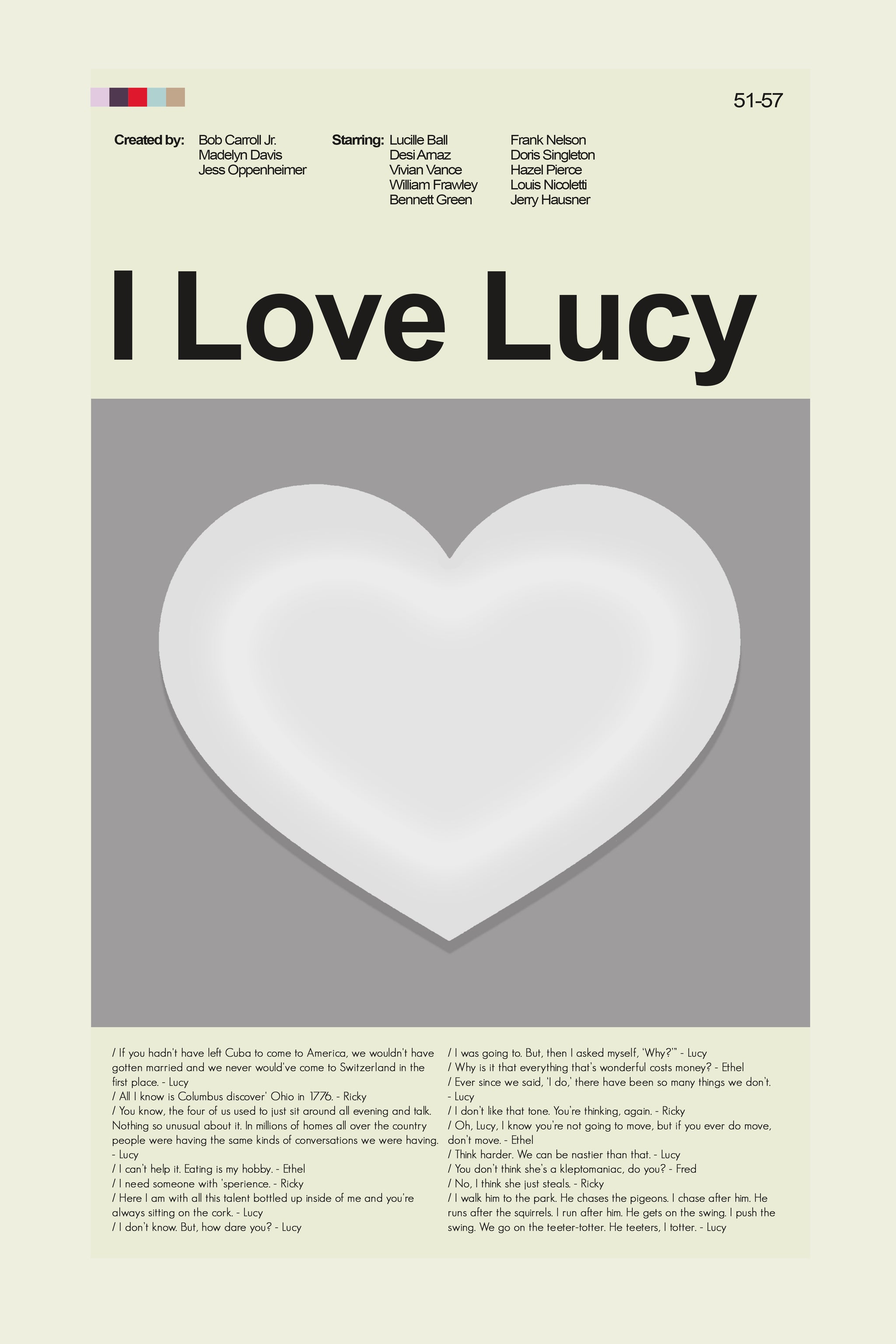 I Love Lucy - Heart | 12