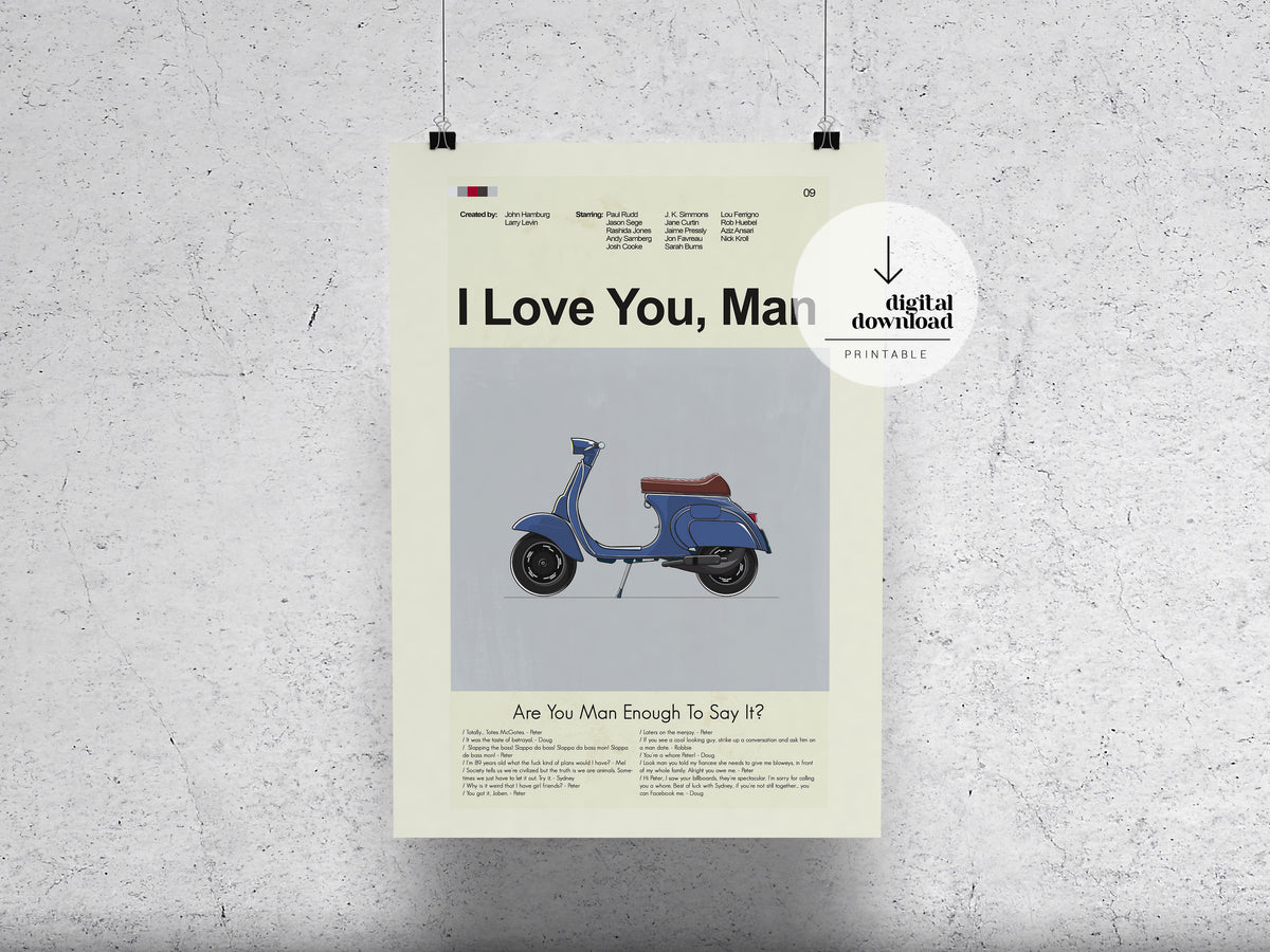 I Love You, Man | DIGITAL ARTWORK DOWNLOAD