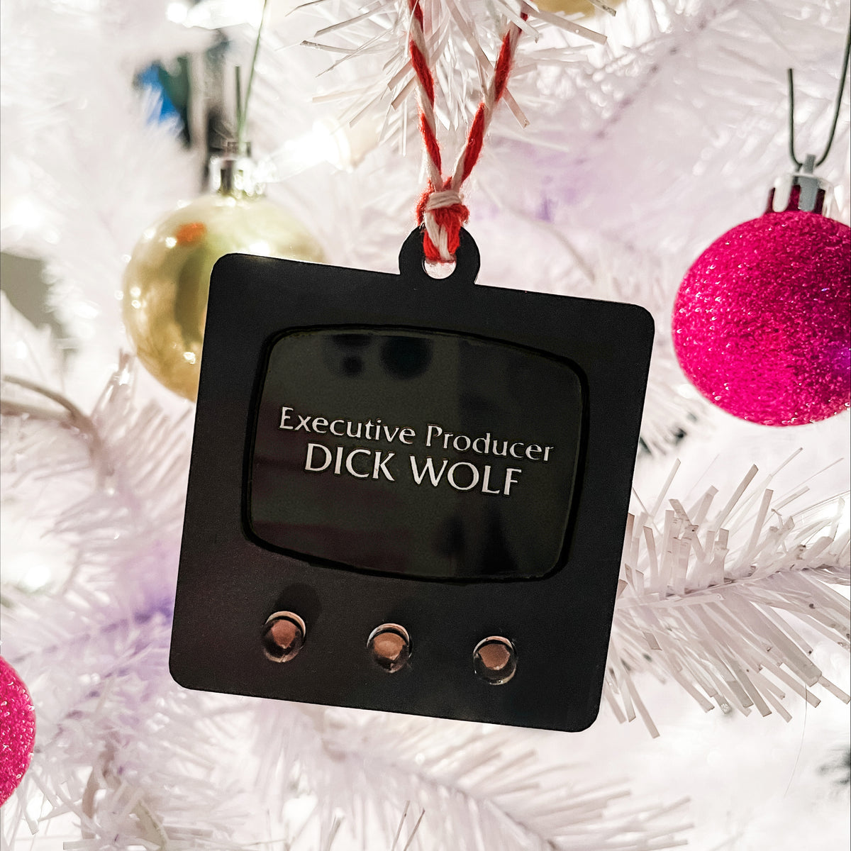 Dick Wolf - Christmas Ornament