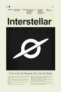 Load image into Gallery viewer, Interstellar Inspired Mid-Century Modern Print | 12&quot;x18&quot; or 18&quot;x24&quot; Print only
