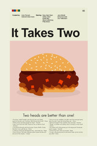 Load image into Gallery viewer, It Takes Two - The Sloppy Joe  | 12&quot;x18&quot; or 18&quot;x24&quot; Print only
