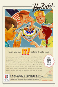 Load image into Gallery viewer, It by Stephen King - Retro Board Game Inspired | 12&quot;x18&quot; only
