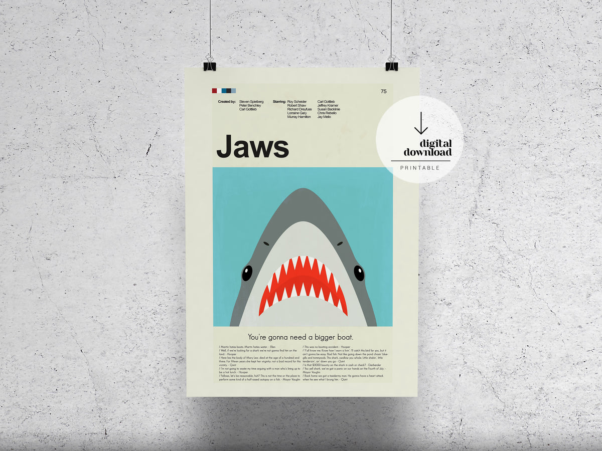 Jaws | DIGITAL ARTWORK DOWNLOAD