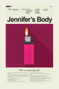 Load image into Gallery viewer, Jennifer&#39;s Body Inspired Mid-Century Modern Print | 12&quot;x18&quot; or 18&quot;x24&quot; Print only
