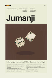 Load image into Gallery viewer, Jumanji Inspired Mid-Century Modern Print | 12&quot;x18&quot; or 18&quot;x24&quot; Print only
