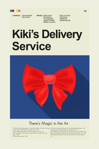 Load image into Gallery viewer, Kiki&#39;s Delivery Service - Red Bow | 12&quot;x18&quot; Print Only
