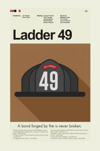 Ladder 49 - Helmet, 12x18 or 18x24 Print only
