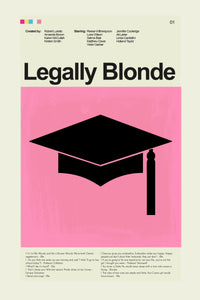 Load image into Gallery viewer, Legally Blonde Inspired Mid-Century Modern Print | 12&quot;x18&quot; or 18&quot;x24&quot; Print only
