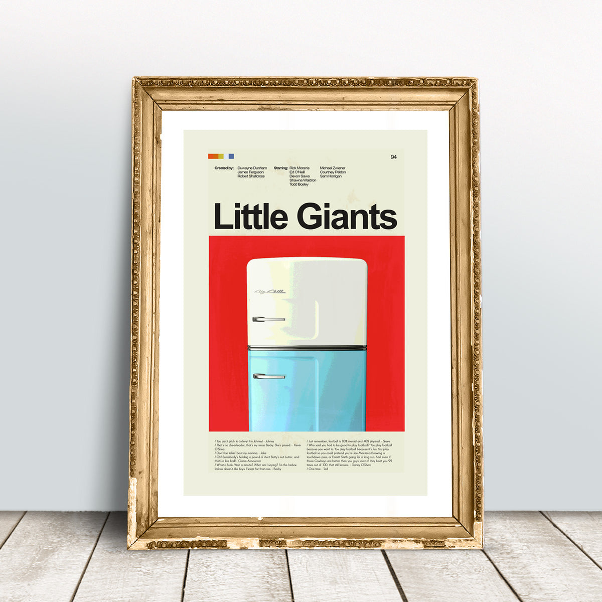 Little Giants Mid-Century Modern Print | 12"x18" or 18"x24" Print only