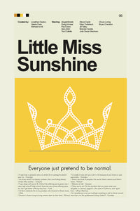 Load image into Gallery viewer, Little Miss Sunshine Mid-Century Modern Print | 12&quot;x18&quot; or 18&quot;x24&quot; Print only
