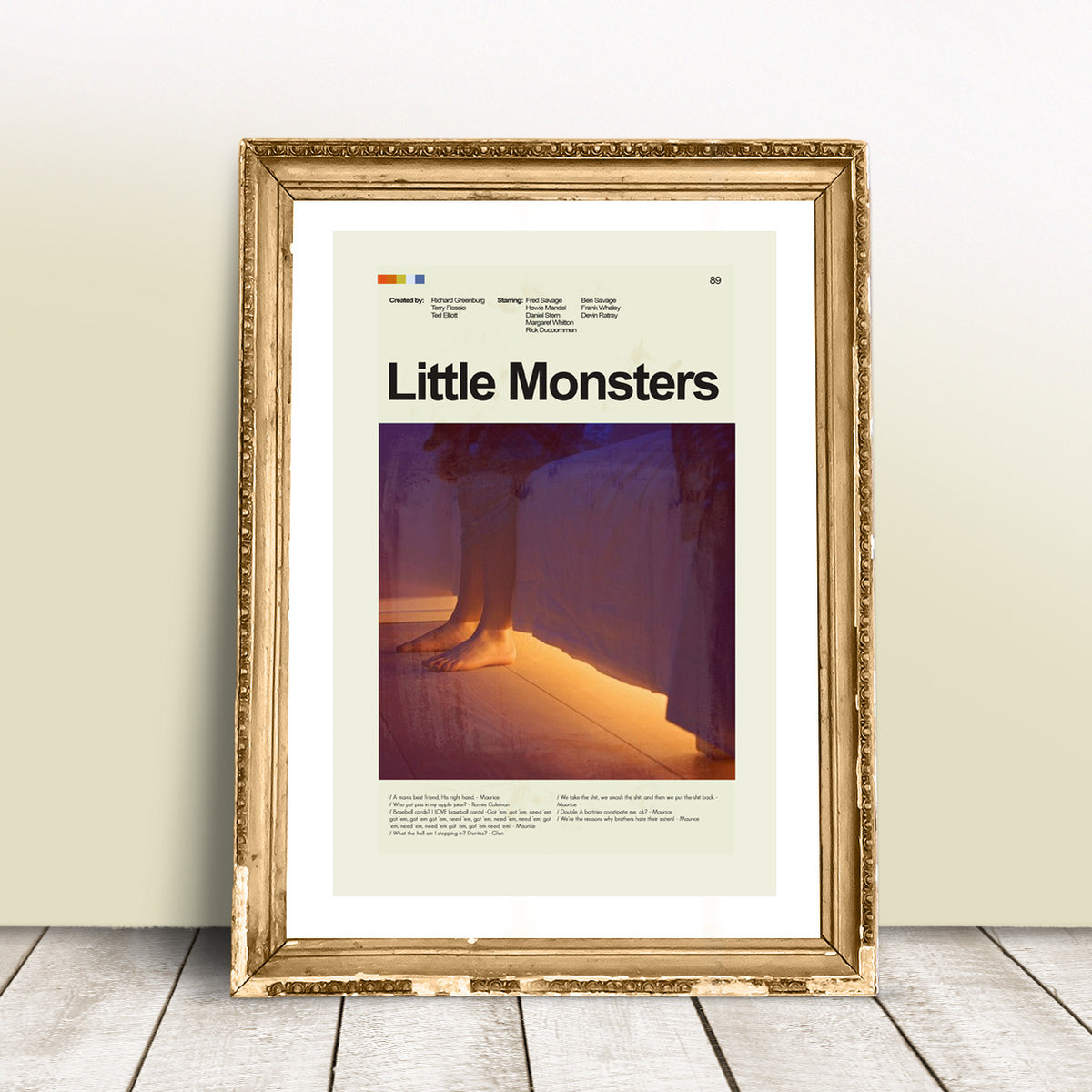 Little Monsters Mid-Century Modern Print | 12"x18" or 18"x24" Print only