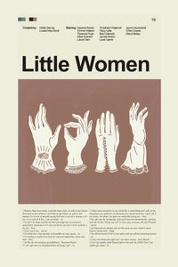 Load image into Gallery viewer, Little Women Inspired Mid-Century Modern Print | 12&quot;x18&quot; or 18&quot;x24&quot; Print only
