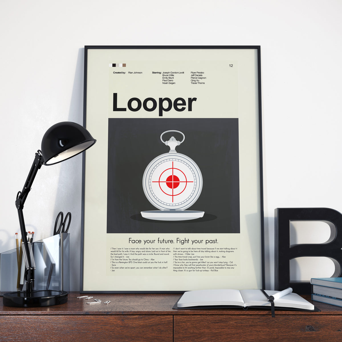 Looper - Stop Watch | 12"x18" or 18"x24" Print only