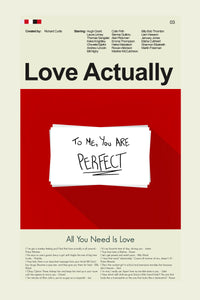 Load image into Gallery viewer, Love Actually Mid-Century Modern Print | 12&quot;x18&quot; or 18&quot;x24&quot; Print only
