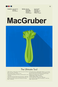 Load image into Gallery viewer, MacGruber Inspired Mid-Century Modern Print | 12&quot;x18&quot; or 18&quot;x24&quot; Print only
