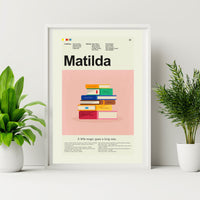 Load image into Gallery viewer, Matilda Inspired Mid-Century Modern Print | 12&quot;x18&quot; or 18&quot;x24&quot; Print only
