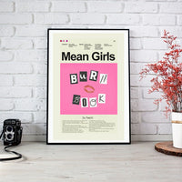 Load image into Gallery viewer, Mean Girls Inspired Mid-Century Modern Print | 12&quot;x18&quot; or 18&quot;x24&quot; Print only
