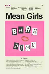 Load image into Gallery viewer, Mean Girls Inspired Mid-Century Modern Print | 12&quot;x18&quot; or 18&quot;x24&quot; Print only
