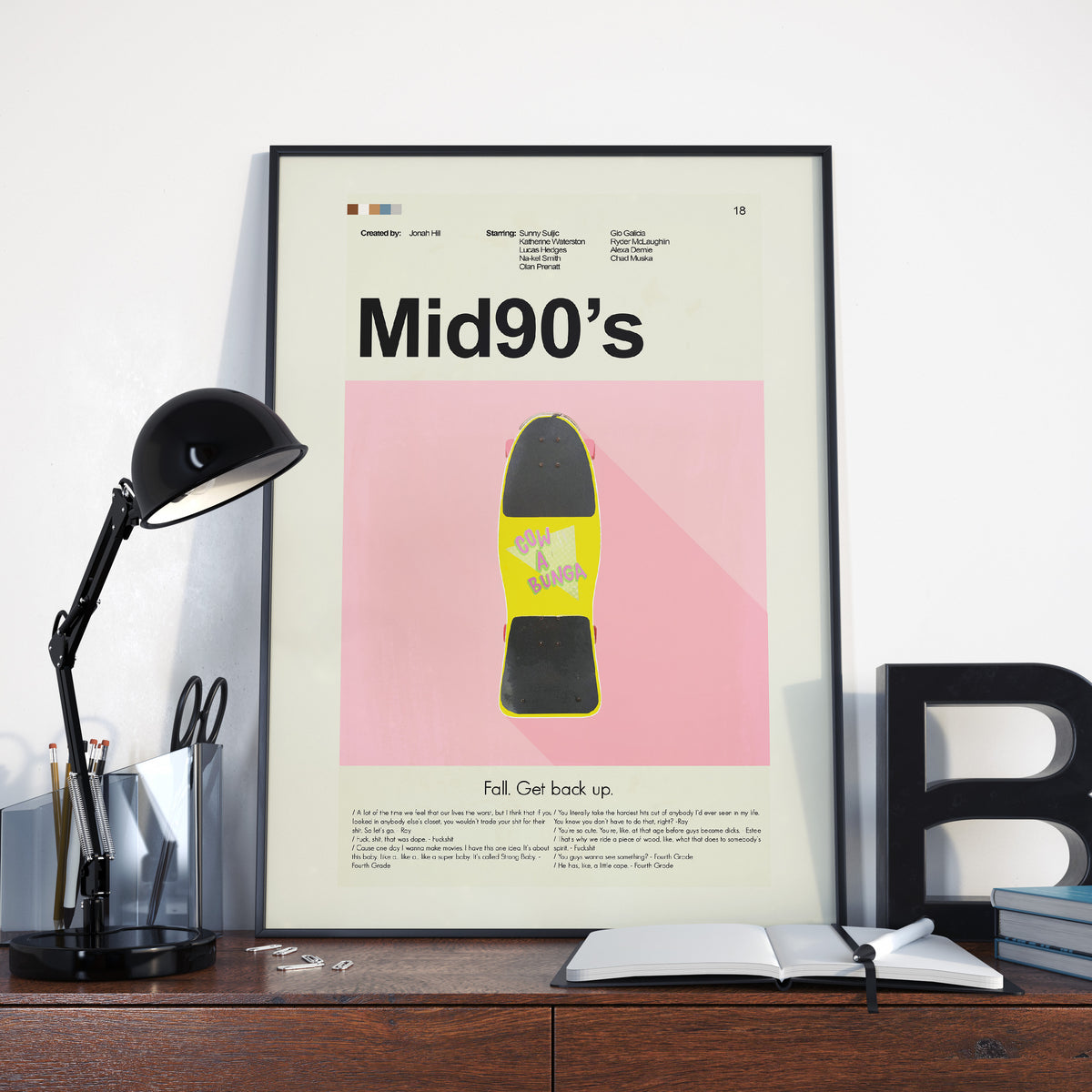 Mid 90's Inspired Mid-Century Modern Print | 12"x18" or 18"x24" Print only
