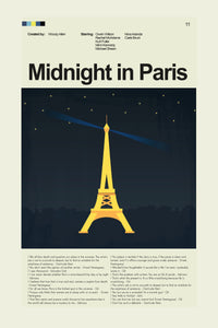 Load image into Gallery viewer, Midnight in Paris Inspired Mid-Century Modern Print | 12&quot;x18&quot; or 18&quot;x24&quot; Print only
