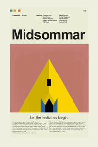 Load image into Gallery viewer, Midsommar Inspired Mid-Century Modern Print | 12&quot;x18&quot; or 18&quot;x24&quot; Print only
