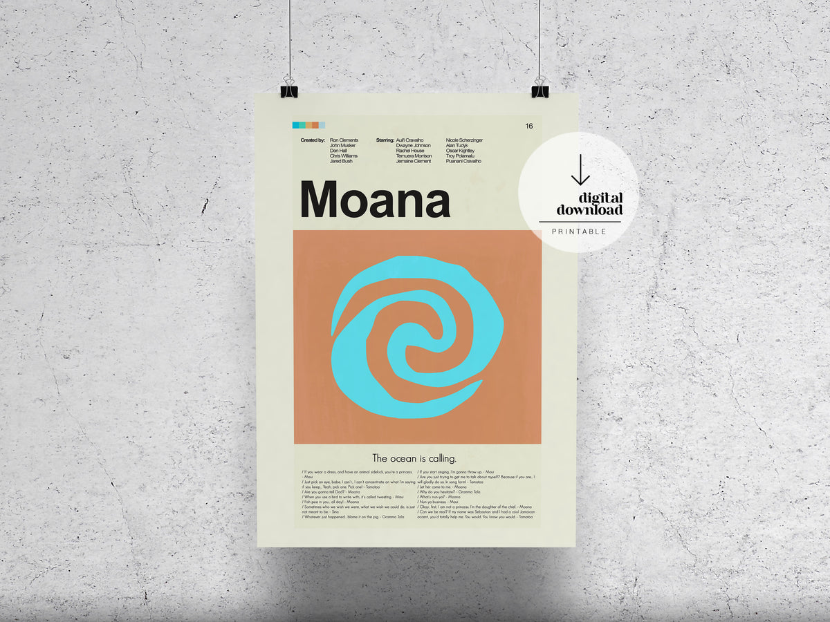 Moana | DIGITAL ARTWORK DOWNLOAD