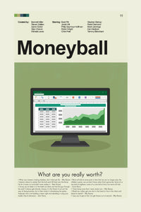 Load image into Gallery viewer, Moneyball - Spreadsheet | 12&quot;x18&quot; or 18&quot;x24&quot; Print only
