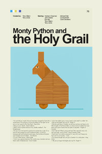Load image into Gallery viewer, Monty Python and the Holy Grail Mid-Century Modern Print | 12&quot;x18&quot; or 18&quot;x24&quot; Print only
