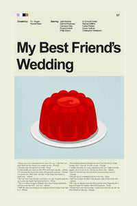 Load image into Gallery viewer, My Best Friend&#39;s Wedding Inspired Mid-Century Modern Print | 12&quot;x18&quot; or 18&quot;x24&quot; Print only
