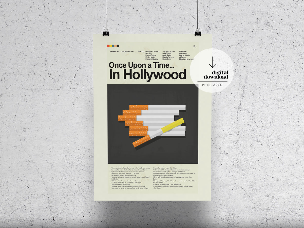 Once Upon a Time... In Hollywood | DIGITAL ARTWORK DOWNLOAD
