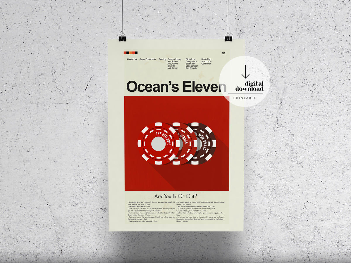 Ocean's Eleven | DIGITAL ARTWORK DOWNLOAD