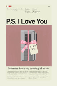 Load image into Gallery viewer, P.S. I Love You - Tape Recorder  | 12&quot;x18&quot; or 18&quot;x24&quot; Print only
