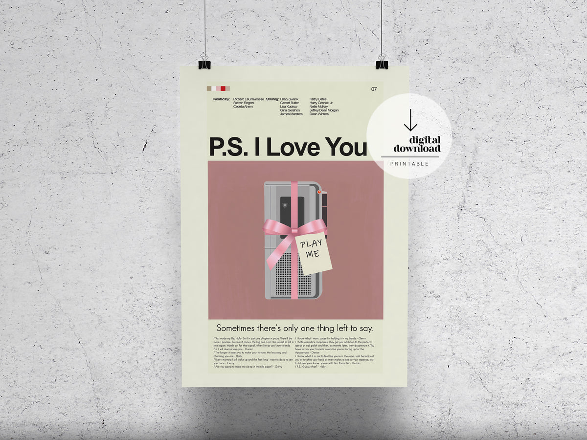 P.S. I Love You | DIGITAL ARTWORK DOWNLOAD