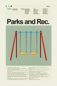 Load image into Gallery viewer, Parks and Recreation Inspired - Swingset | 12&quot;x18&quot; or 18&quot;x24&quot; Print only

