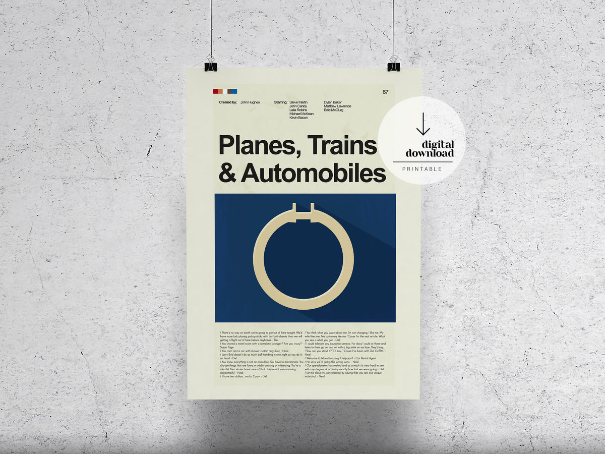Planes, Trains and Automobiles | DIGITAL ARTWORK DOWNLOAD