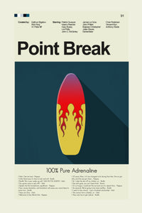 Load image into Gallery viewer, Point Break Inspired Mid-Century Modern Print | 12&quot;x18&quot; or 18&quot;x24&quot; Print only
