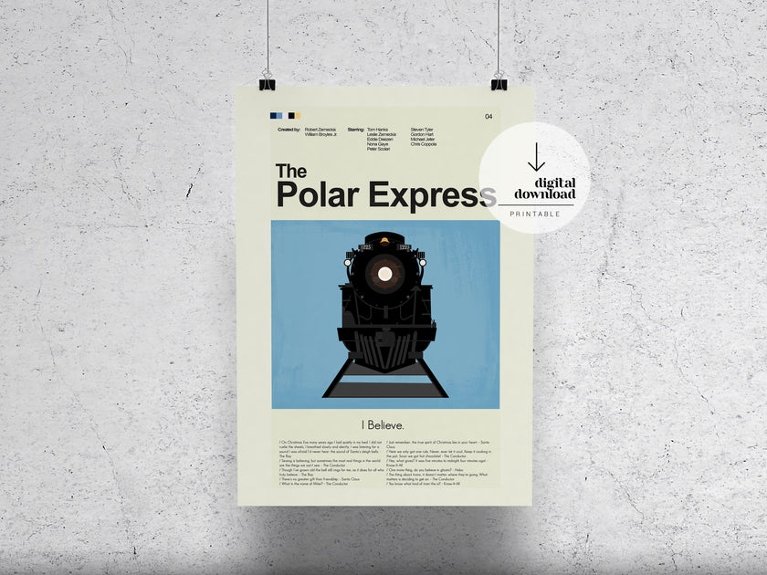 The Polar Express DIGITAL ARTWORK DOWNLOAD PrintsandgiggIes