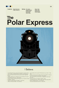 Load image into Gallery viewer, The Polar Express Inspired Mid-Century Modern Print | 12&quot;x18&quot; or 18&quot;x24&quot; Print only

